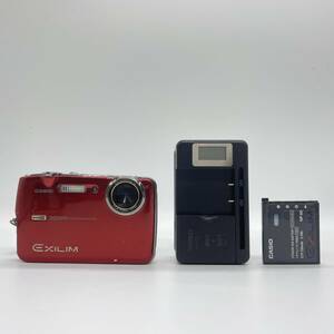 【動作確認済み】CASIO EXILIM EX-FS10 RED　コンデジ　デジカメ　デジタルカメラ　シャッター&フラッシュ動作OK