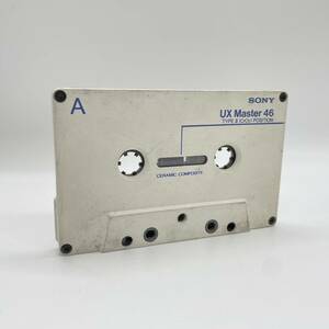  Sony SONY UX Master 46 minute TYPEⅡ CrO2 Hi Posi cassette tape 1 pcs present condition sale goods junk treatment 