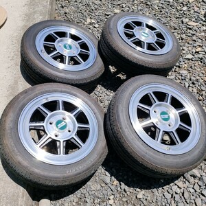 ハヤシ　HAYASHI ハヤシストリートSTF 14インチ　155/65R14　HAYASHI STREET TYPE STF 14×6J 45 2本　14×5J 42 2本