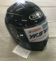 未使用 ヤマハ(Yamaha)バイクヘルメット フルフェイス YF-9 ZENITH サンバイザーモデル メタルブラック Lサイズ(58-59cm) 90791-1782L_画像2