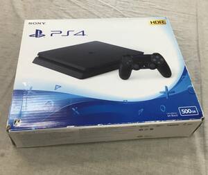 現状品 PlayStation 4 ジェット・ブラック 500GB CUH-2200A　