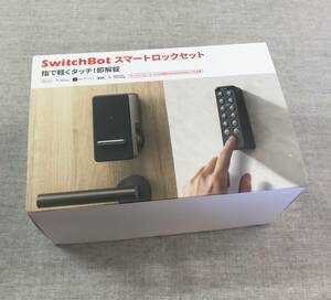  unused SwitchBot Smart lock fingerprint authentication pad set Alexa Smart Home switch boto auto lock password number entranceway W1601702