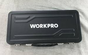 未使用 WORKPRO ソケットレンチセット 差込角12.7mm 32点セット ガレージツールセット クイックリリースラチェットハンドル バイク