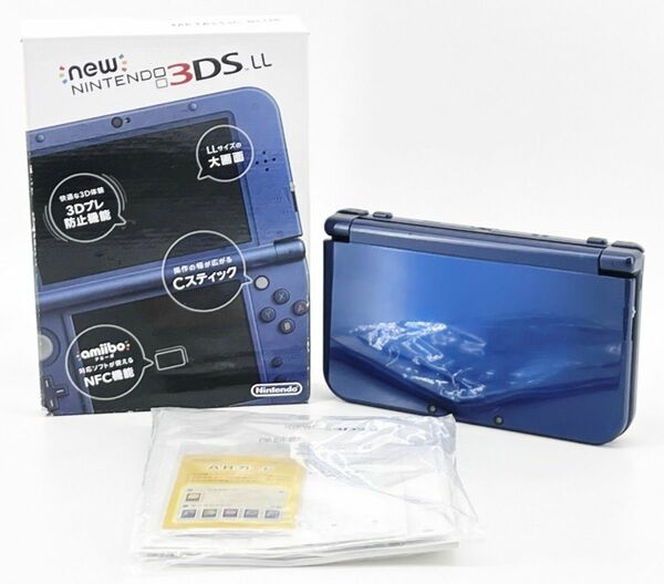 中古ゲーム機 Newニンテンドー3DS LL メタリックブルー