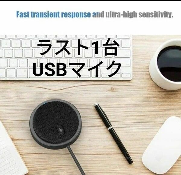 USB全指向性マイク ブラック