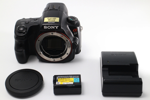 4677- ソニー SONY デジタル一眼カメラ α37 ボディ SLT-A37 シャッターカウント9601回 超美品