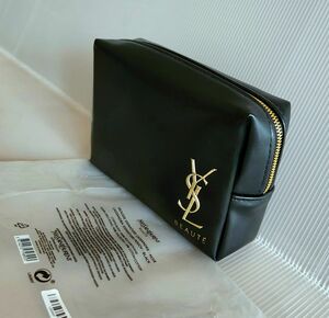 YSL イヴサンローラン 化粧ポーチ 　小物入り【ノベルティ、非売品】ブラック