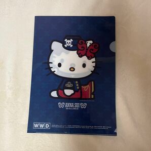 【USED品】Hello Ｋitty by ANNA SUI A4 クリアファイル　WＷＤジャパン　
