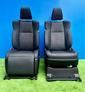 Toyota 30 Alphard Vellfire後期 Genuine Black革レザー フロントSeat leftrightsetAGH30/35 GGH30/35 AYH30