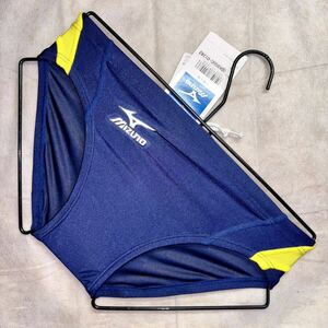 【新品】スイミングスクール 指定水着 男子 Sサイズ 成人用サイズ Vパンツ 競パン MIZUNO ミズノ 競泳水着 ※スクール不明