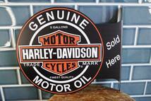 新品　Harley Davidson ハーレー　フランジサイン メタルサイン 看板 コーナー 世田谷ベース インテリア ビール カフェ バー_画像3