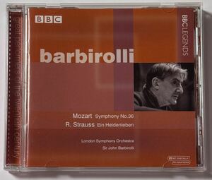 （BBC LEGENDS 20BIT）バルビローリ　モーツァルト：リンツ　R.シュトラウス：英雄の生涯　廃盤
