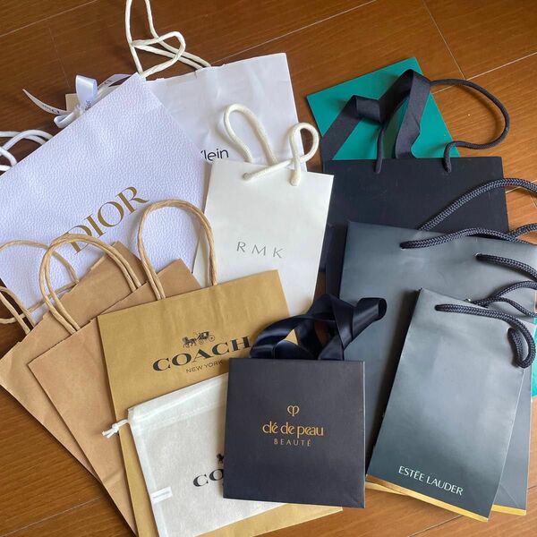 ショッパー ショップ袋　ブランド　12袋　セット売り 紙袋 ディオール Dior