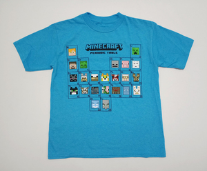 USA購入★★ マインクラフト Tシャツ ブルー サイズM 130 未使用品 ★★ Minecraft Boys Tshirts