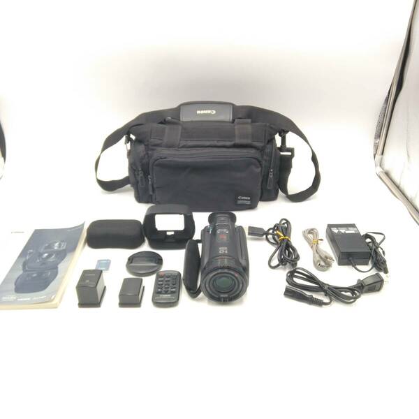美品！【領収書可】Canon キャノン iVIS HF G20 人気のデジタルビデオカメラ 光学10倍ズーム 内蔵32GBメモリー付属品満載♪