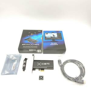 美品【送料無料！領収書可】Elgato PCIeキャプチャーボード HD60 Pro 4K/60fps HDR10パススルー 低遅延 低レイテンシー USB3.0 