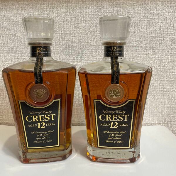 サントリー　ウイスキー　クレスト12年　2本セット　未開封 SUNTORY CREST WHISKY