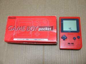 Nintendo ゲームボーイポケット GAMEBOY pocket　本体　赤色　ジャンクで