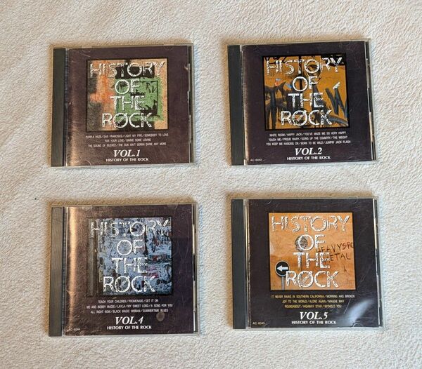 送料無料　History Of The Rock CD4枚