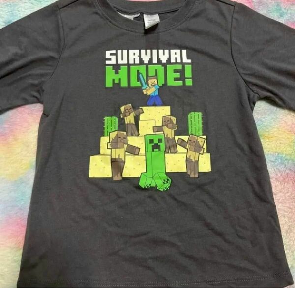 マイクラ　Minecraft 半袖Tシャツ 100cm 110cm 120cm 双子