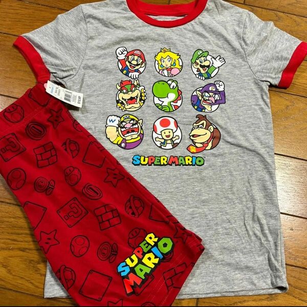 スーパーマリオ　半袖Tシャツ 上下セット 110cm