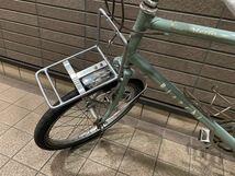 良好！BIANCHI ビアンキ　メルロー　20インチ　ミニベロ　チェレステ　_画像6