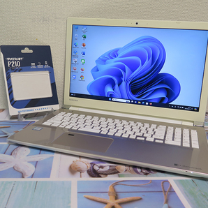 フルHD【高速Core i7第8世代★メモリ16GB+爆速新品SSD960GB】Dynabook T75/FGS 最新Win11+Office2019H&B★Webカメラ/Blu-ray/Wi-Fi/HDMIの画像1