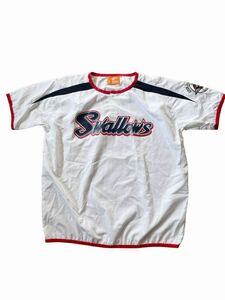 ●●Yakult Swallows x BEAMS ヤクルトスワローズ ビームス プロ野球 PO半袖アノラック サイズM 白x紺x赤●●