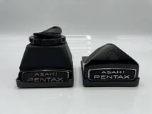 PENTAX / ペンタックス 6x7 TTLファインダー / SUPER-TAKUMAR 1:2.4 105mm / 固定ピントフード・木製グリップ / 使用説明書【KNKW009】_画像9