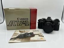 CANON / キャノン AV-1 ブラック / FD 50mm 1:2 / 箱・使用説明書【YMTK020】_画像1
