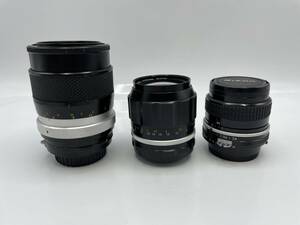 Nikon / ニコン / NIKKOR 24mm 1:2.8 / NIKKOR-P・C 1:2.5 105mm / NIKKOR-Q 1:2.8 135mm【KNKW070】