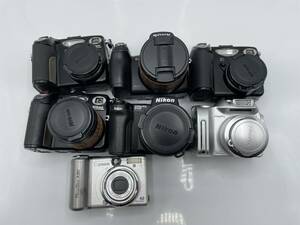 [ summarize .] digital camera 7 pcs / Nikon Sony FUJIFILM CANON / operation not yet verification [YMTK059]