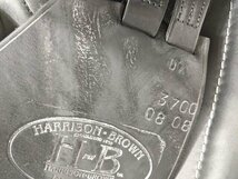 4og611/乗馬鞍■総合鞍?? HARRISON BROWNハリソンブラウン 16.5インチ 黒色 カバー・ゼッケン付き【V35】_画像5