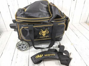 4og610/ボウリングケース■JACKALジャッカル MOTIV ボウリング玉2個入り ローラー付きバッグ【V24】