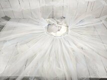 【12yt300】ダンス バレエ チュチュスカート 子供用衣装 白×水 クララ?? キューピット??◆S14_画像5