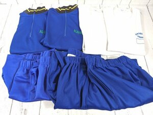 5og535/衣類■横浜市立旭北中学校■体操服 長袖ジャージ上下セット M～Lサイズ【e25】