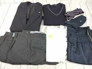 5og530/衣類■日本大学藤沢高等学校■男子学生服 ブレザー制服 175A 上下セット+体操服【e15】