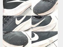 【8yt259】ランニングシューズ NIKE ナイキ DH4072-001 エア ズーム ペガサス 39 ブラック×ホワイト サイズ：24.0㎝◆y89_画像4