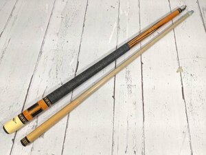 [1yt104] billiards cue Excaliburek fish net bar shaft + bat thread to coil grip *T2356