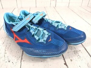 [5yt039] track-and-field for spike shoes Mizuno X BLAST NEO2 U1GA230601 turquoise × coral × blue size :27.5cm*d97