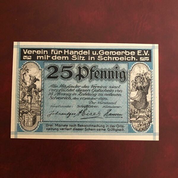 旧紙幣　ドイツ　ノートゲルト