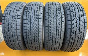 森商会 冬No.001佐賀発 送料無料2020 8mm 225/60R18100Q YOKOHAMA 4本seticeGUARDG075 手渡し可 溝 室 バリ山 スタットレスSTUDLESS 