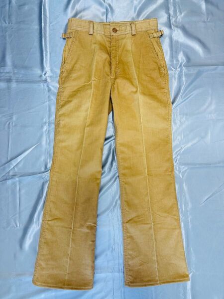 60s 70s デッドストック コーデュロイフレア