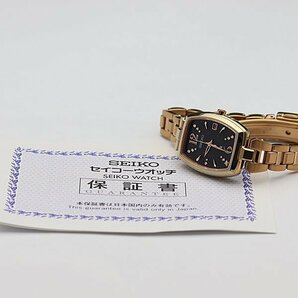 1円～◎美品◎SEIKO セイコー ルキア トノー【Lady Diamond】レディース 電波ソーラー SSVW128 1B32-0AE0◎保証書の画像6