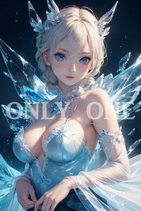 345☆1点物☆【A4 高画質 美少女 ポスター】同人 アート イラスト セクシー グラビア コスプレ 美人 美女 かわいい 美乳 巨乳 写真 最高