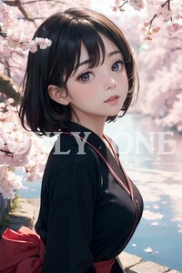 311☆1点物☆【A4 高画質 美少女 ポスター】同人 アート イラスト セクシー グラビア コスプレ 美人 美女 かわいい 美乳 巨乳 写真 最高