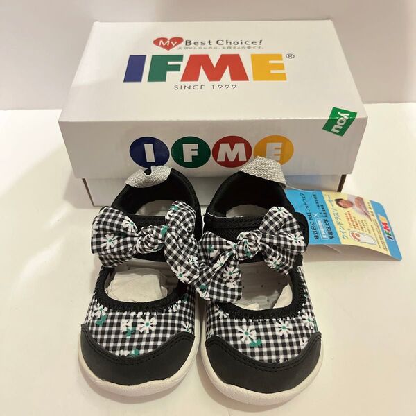 【新品未使用】翌日発送!定価以下!最終値下げ!IFMEベビーサンダル ブラック12.0cm