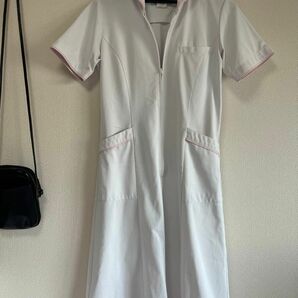モンブラン 73-1532 ナースワンピース　白衣 看護師 ユニフォーム ナース服 Mサイズ 半袖 半袖ワンピース　コスプレ