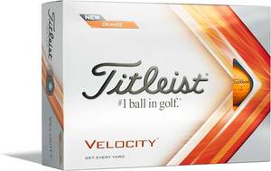 TITLEIST(タイトリスト) ゴルフボール 2022 VELOCITY 1ダース (12個入り) 日本正規品