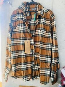 メンズ　大きい服　エルエルビーン　LL Bean　長袖　ネルシャツ　新品　タグ付き　XXL　定価11000円＋税　@冬21　@大きい服レオ　051715